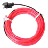 LED flexível lâmpada 3m 2-3mm Steel Wire Rope LED Strip com Pink Controlador