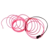 LED Flexible Lamp 3m 2-3mm Steel Wire Rope LED Strip with Controller Pink