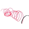 Lámpara de LED flexible de 3 m de 2-3 mm de alambre de acero de la cuerda tira de LED con regulador rosado