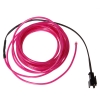 Lámpara de LED flexible de 3 m de 2-3 mm de alambre de acero de la cuerda tira de LED con el regulador púrpura