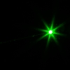 5mW Extension-Type Focus verde Dot Pattern Facula Laser Pointer Pen com 18.650 Prata Bateria Recarregável