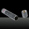 80mW Sternenmuster Rot-Licht-Laser-Zeiger-Feder mit Batterie 16340 Silver Grey