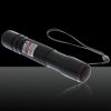 300mW Extension-Type Focus Red Dot Pattern Facula Laser Pointer Pen with 18650 Rechargeable Battery Silver