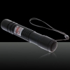 Tipo de extensión de 200 mW Focus Red Dot Laser Pointer Pen con 18650 batería recargable de plata