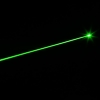 200mW Extension-Tipo fuoco Verde Dot modello Facula Laser Pointer Pen con 18650 Argento batteria ricaricabile
