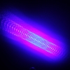 2000mW Fokus Sternenmuster Pure Blue Licht-Laser-Zeiger-Feder mit 18650 Akku Gelb