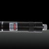 Patrón 2000mW Focus estrellada Pure Light Blue Laser Pointer Pen con 18650 batería recargable Negro