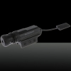 1MW 532nm mira laser e lanterna Combo Preto