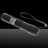 100mW Extension-Type Foco Red Dot Pattern Facula Laser Pointer Pen com 18.650 bateria recarregável Silv