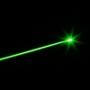100mW Extension-Type Focus Green Dot Pattern Facula Laser Pointer Pen with 18650 Rechargeable Battery Silver