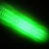 Modelo de punto 50mW / patrón estrellado / Multi-Patrones Focus Verde claro indicador del laser de la pluma de plata