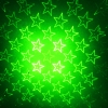 100mW Dot Pattern / Starry Padrão / Multi Patterns Foco Green Light Laser Pointer Pen prata