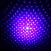 1000mW Fokus Sternen Muster-Blau-Licht-Laser-Zeiger-Feder mit 18650 Akku Silber