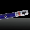 100mW Milieu Ouvert Motif étoilé Rouge Lumière Nu Stylo Laser Pen Bleu