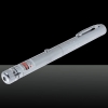 100mW Middle Open Starry Pattern Red Light Naked Laser Pointer Pen Silver