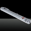 300mW Middle Open Starry Pattern Red Light Naked Laser Pointer Pen Silver