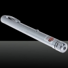 50mW Middle Open Starry Pattern Red Light Naked Laser Pointer Pen Silver