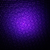 50mW Middle Open Starry Pattern Purple Light Naked Laser Puntero Pen Plata