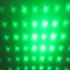 30mW 6-in-1-Fokus grünes Licht-Laser-Zeiger-Feder mit 18650 Akku Schwarz
