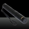 30mW 6-in-1 Focus Green Light Pointeur Laser Pen avec 18650 batterie rechargeable Noir