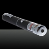 LT-605 5mW 6-in-1 Sternen Muster-Grün-Licht-Laser-Zeiger-Feder mit AAA-Batterien Schwarz