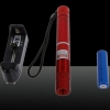1000mW Fuoco Pure Blu fascio di luce laser Pointer Pen con 18.650 batteria ricaricabile Red