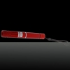 100mW 532nm Penna puntatore laser con raggio verde con 18650 batteria ricaricabile rossa