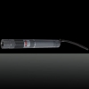 100mW 532nm feixe de luz laser Pointer Pen com 18.650 Prata Bateria Recarregável