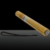 2000mW 450nm Focus Pure Blue Beam Light Laser Pointer Pen with 18650 Rechargeable Battery Yellow
