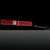 Stylo de pointeur de laser de faisceau vert de 200mW 532nm de foyer avec la batterie 18650 rechargeable rouge