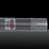5mW 532nm Focus verde feixe de luz laser Pointer Pen com 18.650 Prata Bateria Recarregável