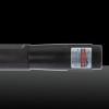 300mW 768 Cliquez Style stylo pointeur arrière bleu avec batterie noir