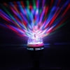 3W Rotary colorido de cristal Lâmpada LED Doméstica Iluminação Cénica Branco