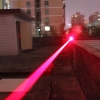 Puntatore laser rosso 500MW 650nm con raggio regolabile nero (2 x AAA)
