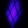 3000MW 455nm-Licht-Fackel Form Strahl Blau Laserpointer Schwarz (2 x 880mAh)