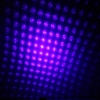 Forma 2000MW 455nm di luce della torcia fascio puntatore laser blu Nero (2 x 880mAh)