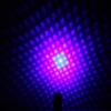 2000MW 455nm antorcha forma del haz láser azul Puntero Negro (2 x 880mAh)