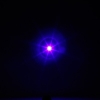 Forma 2000MW 455nm di luce della torcia fascio puntatore laser blu Nero (2 x 880mAh)
