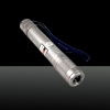 100MW 532nm Foco Laser Pointer (1 * 4000mAh) Silver