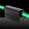 200MW 532nm verde Double Ended puntatore laser (1 * 4000mAh) nero
