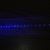 5 in 1 1000MW 532nm Strahl Blau Laser Pointer Silber (2x1200mAh)