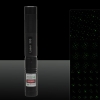 5mW 532nm sternenklarer Himmel-grünes Licht Laser-Pointer mit Schlüssel / Akku / Ladegerät Schwarz