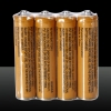 Le batterie 4 pezzi originali Panasonic 630mAh AAA Ni-MH ricaricabili Set Arancione