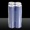 4pcs Samsung 18650 3.7V 3000mAh haute capacité de Sharp Head Rechargeable Batteries au lithium Violet