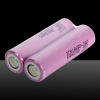 4pcs Samsung 18650 3.7V 2600mAh High Capacity Flat Head Rechargeable Lithium Batteries Purple