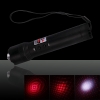 3 en 1 100mW pointeur laser rouge Pen (faisceau Light + kaléidoscopique + LED Flashlight) pointeur laser rouge + 50mW Pen Noir