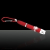3 in 1 650nm Projective Red Laser Pointer Pen Flashlight Keychain