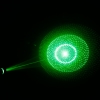2pcs 5 in 1 50mW 532nm Mittler-öffnen Kaleidoscopic Green Laser Pointer Pen
