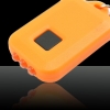 Mini Solar Power 3 LED Flashlight Torch with Key Chain Orange