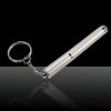 3-in-1 5mW 650nm Red Laser Pointer Pen with Silver Surface (Red Lasers + LED Flashlight + Writing)